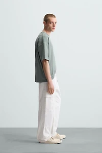 WASHED LIGHT WEIGHT BOXY FIT T-SHIRT