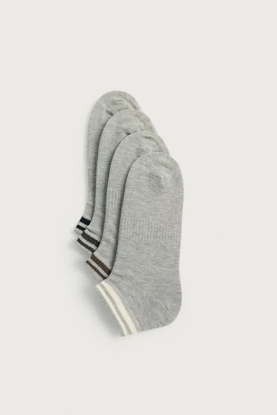 4-PACK OF STRIPED SHORT SOCKS