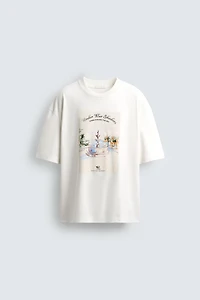 EMBROIDERED PRINT T-SHIRT