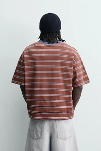 PUKAS SURF X ZARA STRIPED JACQUARD T-SHIRT