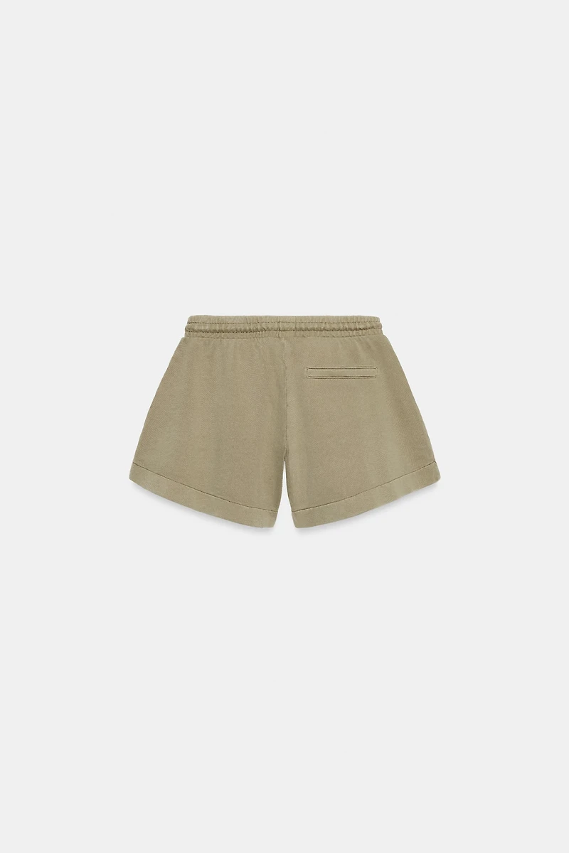WASHED EFFECT SHORTS