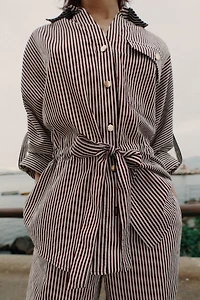 STRIPED SAFARI SHIRT