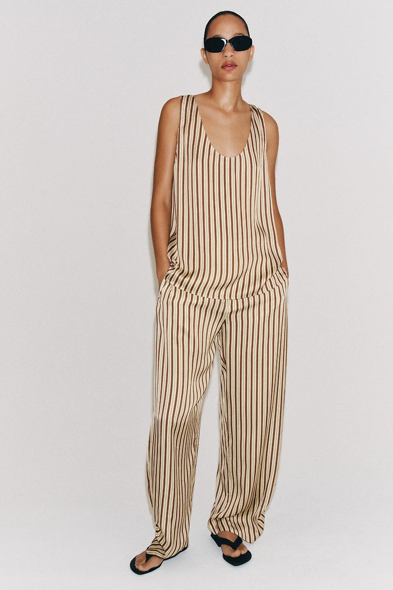ZW COLLECTION STRIPED TANK TOP
