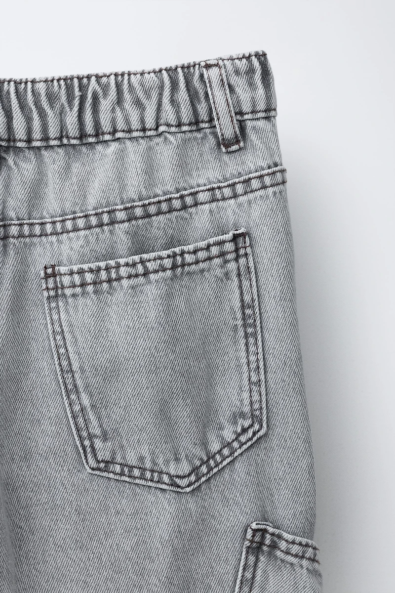 CARGO BAGGY JEANS