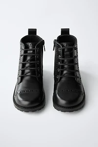 LEATHER BOOTS