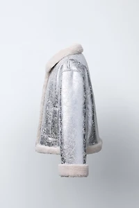METALLIC DOUBLE-FACED JACKET