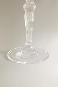 CARVED CRYSTALLINE GLASS