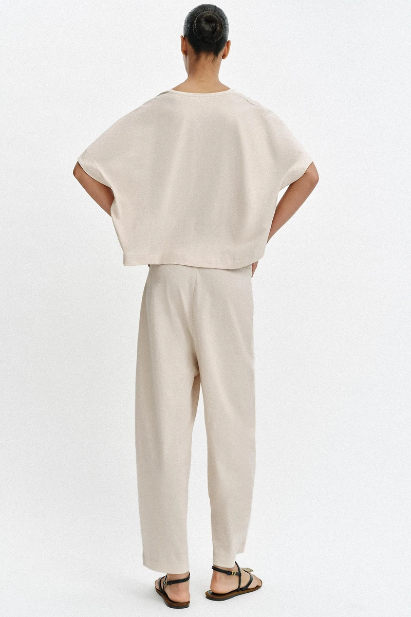 RUSTIC DRAWSTRING PANTS