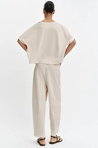 RUSTIC DRAWSTRING PANTS