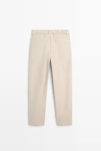 100% linen total look pants