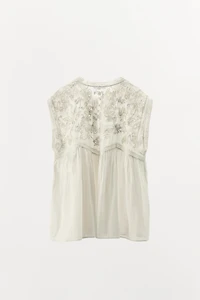 EMBROIDERED LACE TOP LIMITED EDITION