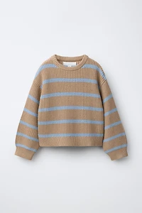 STRIPED KNIT JUMPER