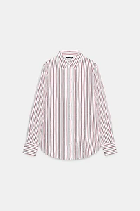 CHEMISE OVERSIZE EN POPELINE RAYÉE