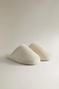TERRY FLATFORM SLIPPERS