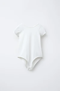 POLYAMIDE KNOTTED CUT OUT BODYSUIT