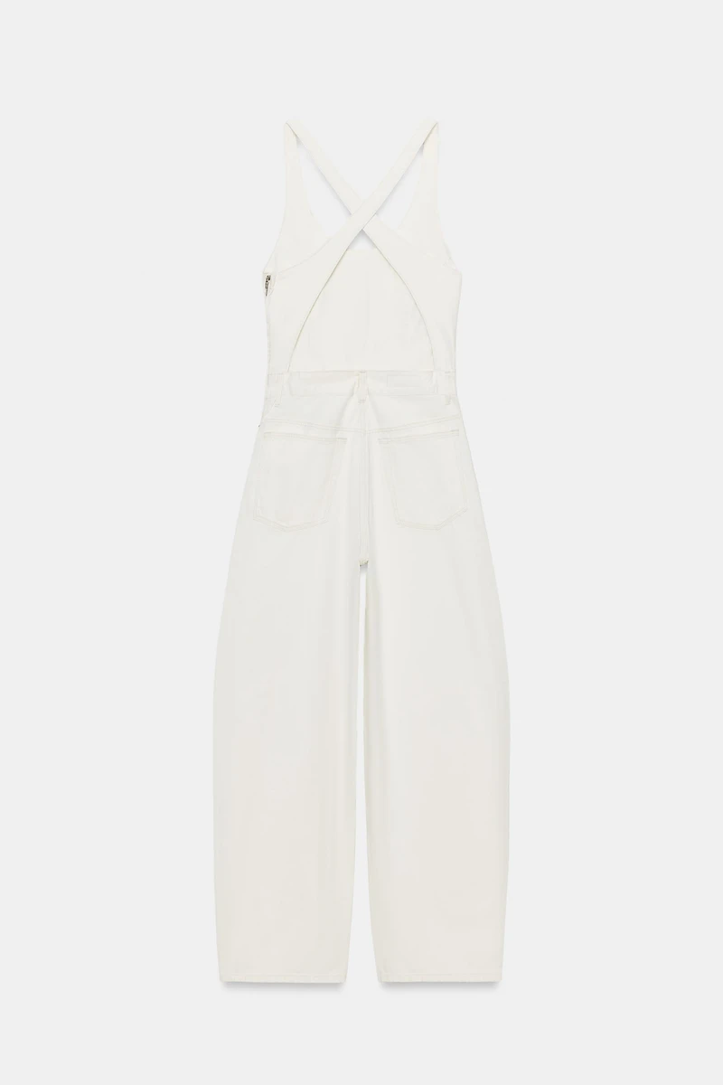 TRF DENIM STRAPPY JUMPSUIT