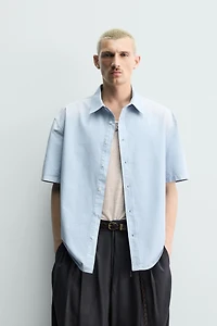 RELAXED FIT SPRAY WASH SHIRT
