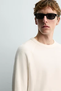 T-SHIRT STRUCTURE WAFFLE AARON LEVINE X ZARA