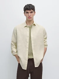 100% linen shirt