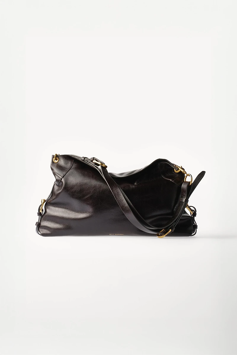 WILLY CHAVARRIA X ZARA LEATHER BAG