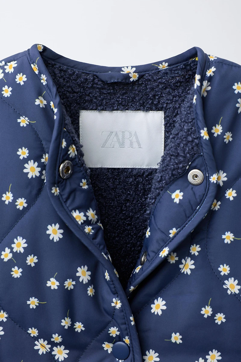 VESTE REMBOURRÉE IMPRIMÉ MARGUERITE