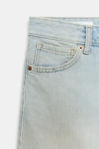 TRF MID RISE DENIM SHORTS