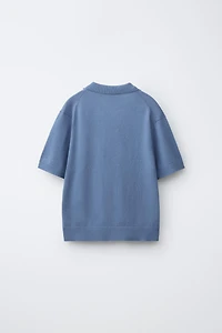 POLO EN COTON ET LIN