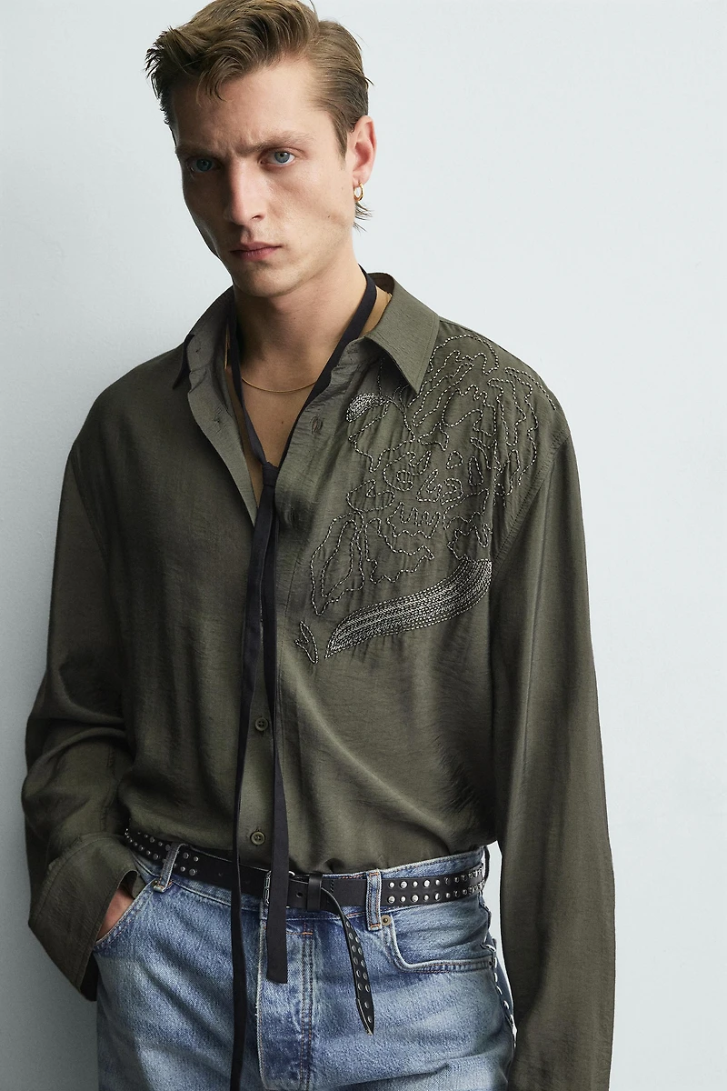 CHEMISE BRODERIE FANTAISIE ÉDITION LIMITÉE