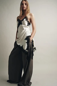 ZW COLLECTION ASYMMETRIC LACE DRESS
