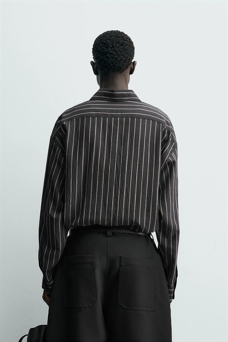 FLOWY STRIPED SHIRT