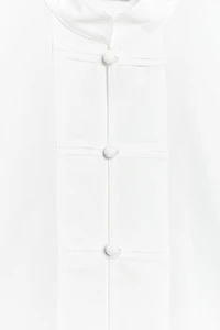 CHEMISE EN POPELINE À BRANDEBOURGS