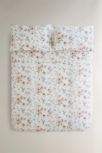 COUETTE SATIN FLEURS SAUVAGES (300 FILS)