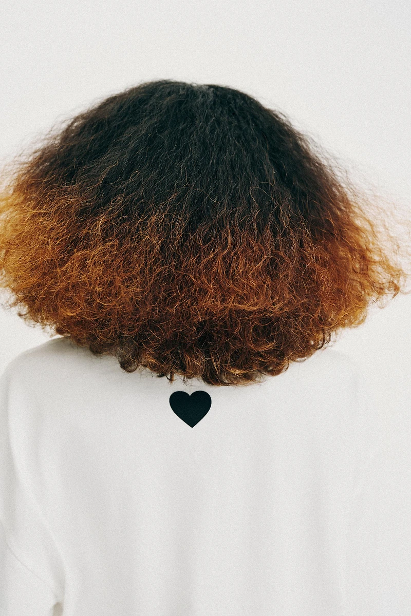 OVERSIZED TEXT T-SHIRT
