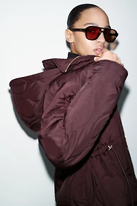 BLOUSON REMBOURRÉ À CAPUCHE