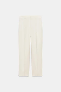 ZW COLLECTION SATIN STRAIGHT-LEG TROUSERS