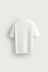 CONTRAST PRINT T-SHIRT