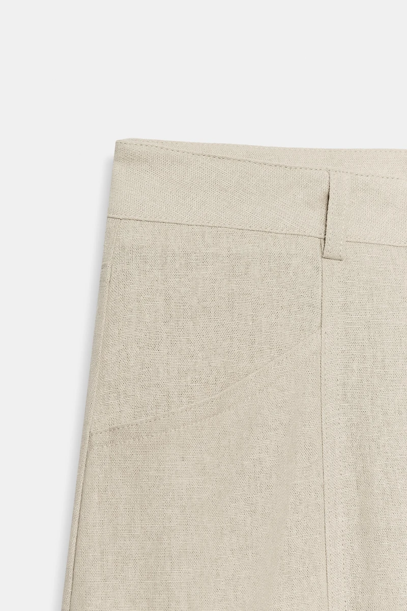 PANTALON BALLON AVEC LIN