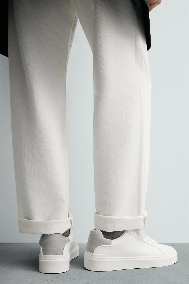 HEEL DETAIL SNEAKERS