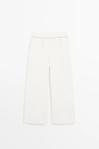 100% cotton elasticated pants - STUDIO