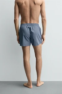 BOXER EN POPELINE COMBINÉ PACK DE 2