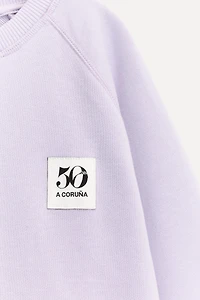 1/2-6 YEARS/ 50TH ANNIVERSARY LABEL POCKET SWEATSHIRT