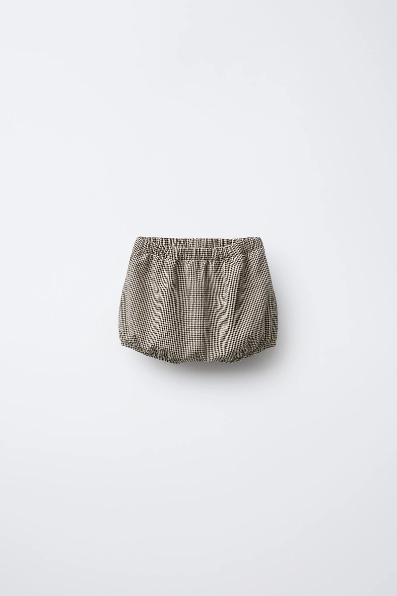 BLOOMER À CARREAUX