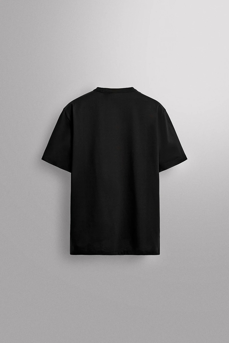 COTTON BLEND TECHNICAL T-SHIRT