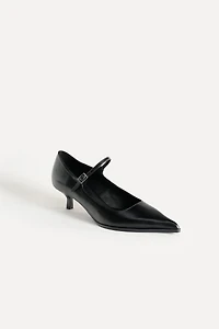 POINTY LEATHER SHOES 50TH ANNIVERSARY