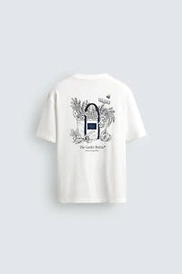 T-SHIRT À IMPRIMÉ EN CONTRASTE