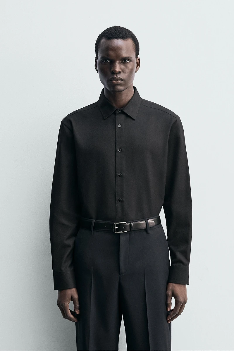 EASY CARE TEXTURED SHIRT
