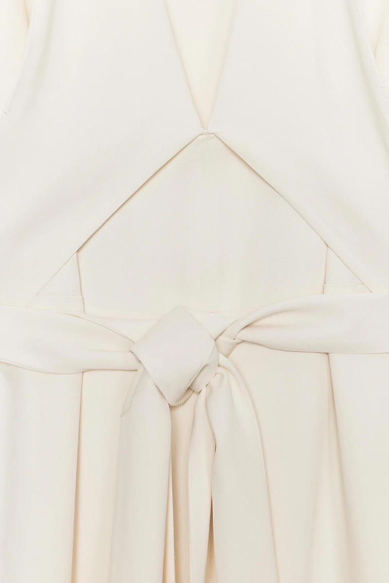 ZW COLLECTION MIDI DRESS WITH TIES