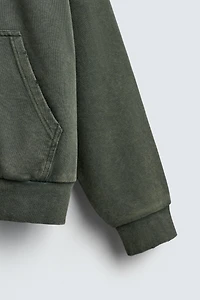 SWEAT WAFFLE COMBINÉ À CAPUCHE