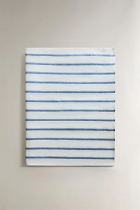 EMBROIDERED STRIPE TABLE RUNNER