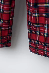 6-14 ANS/ PYJAMA À CARREAUX EN FLANELLE